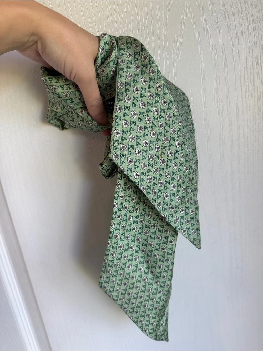 Vineyard Vines kappa delta Mint Green Printed Scarf